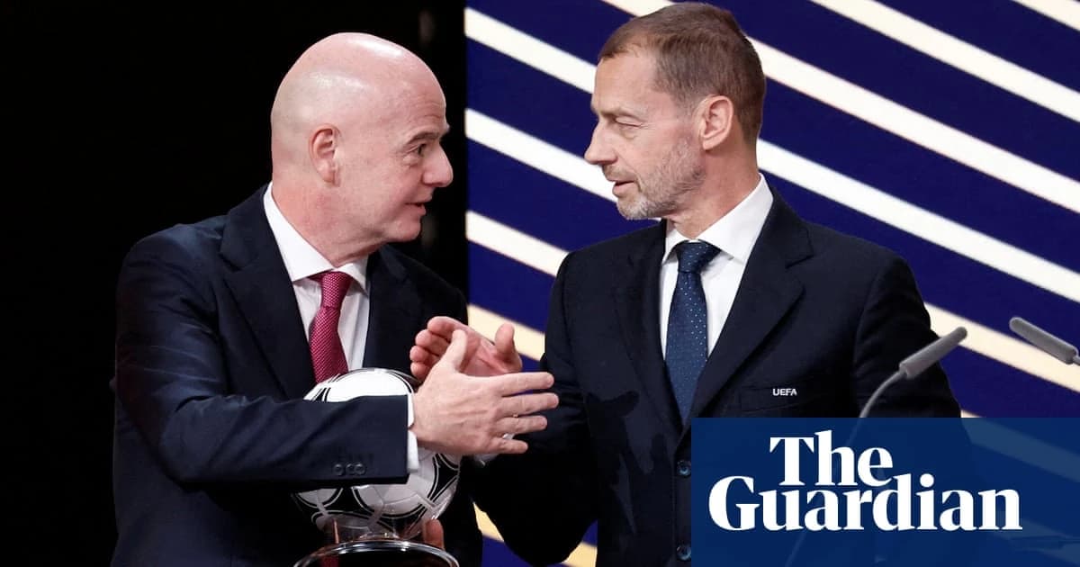 Uefa has formed a rare but fragile united front against Fifa in battle for football’s future | Nick