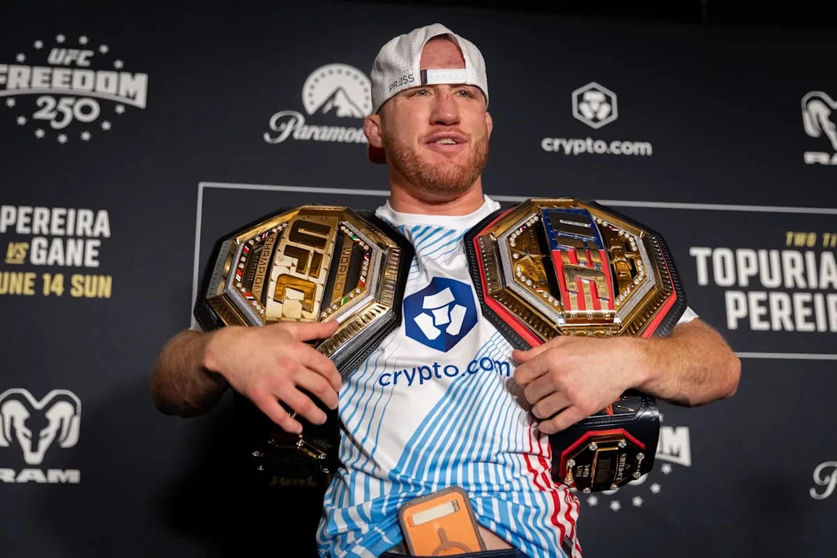 UFC champ Justin Gaethje isn't fighting for the rest of 2026. Where does that leave lightweight?