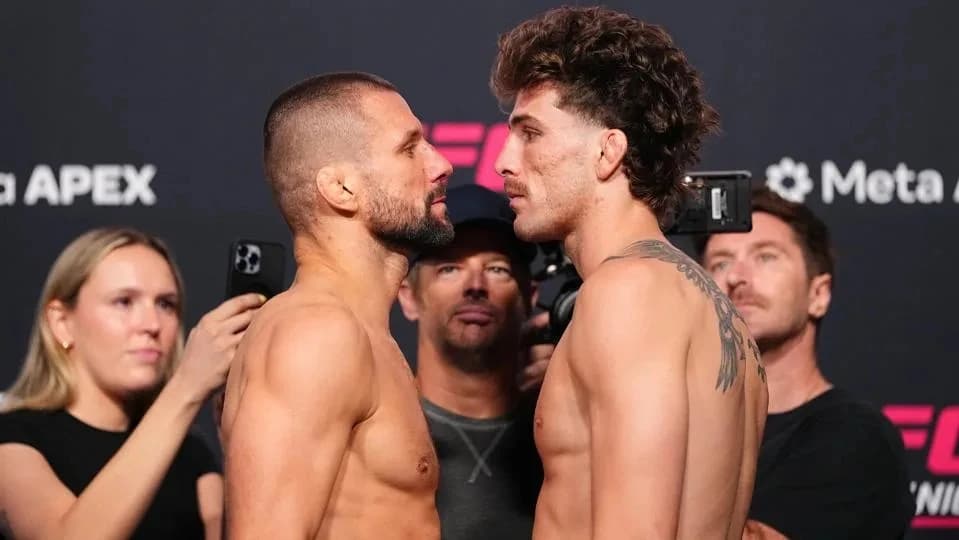 UFC Vegas 120 Final Card β Gamrot Vs. Salkilld Weigh-In Results