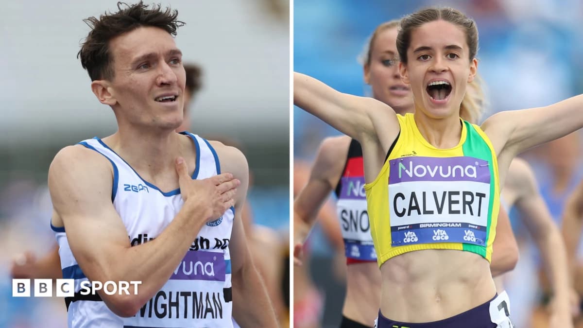 UK Athletics: Wightman takes title as Calvert beats Muir to gold again