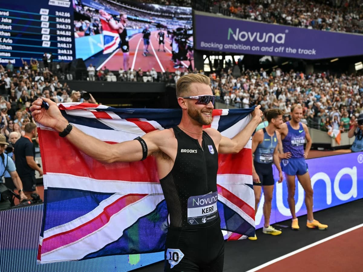 UK’s Josh Kerr smashes longstanding world mile record in London