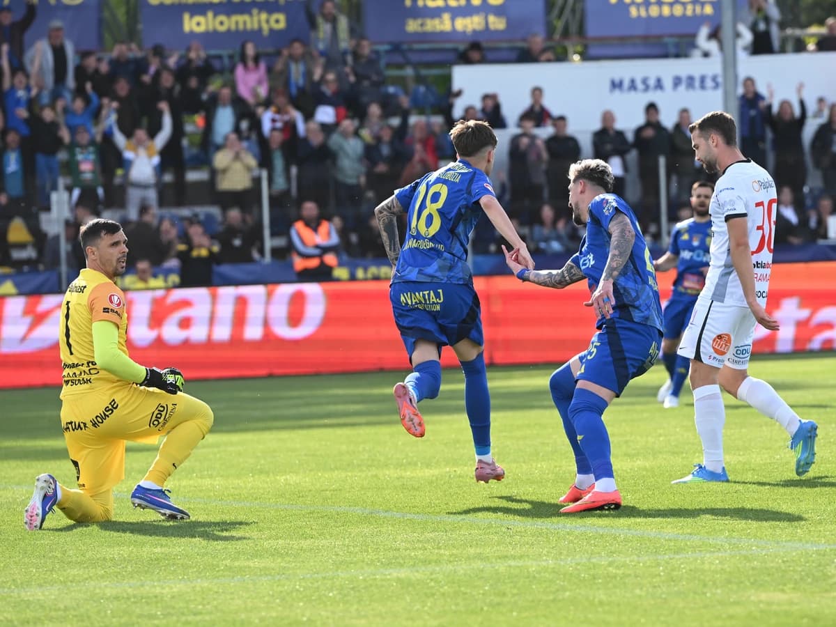 Unirea - Hermannstadt 2-2. Remiză superbă la Slobozia! Ialomițenii se află pe loc retrogradabil