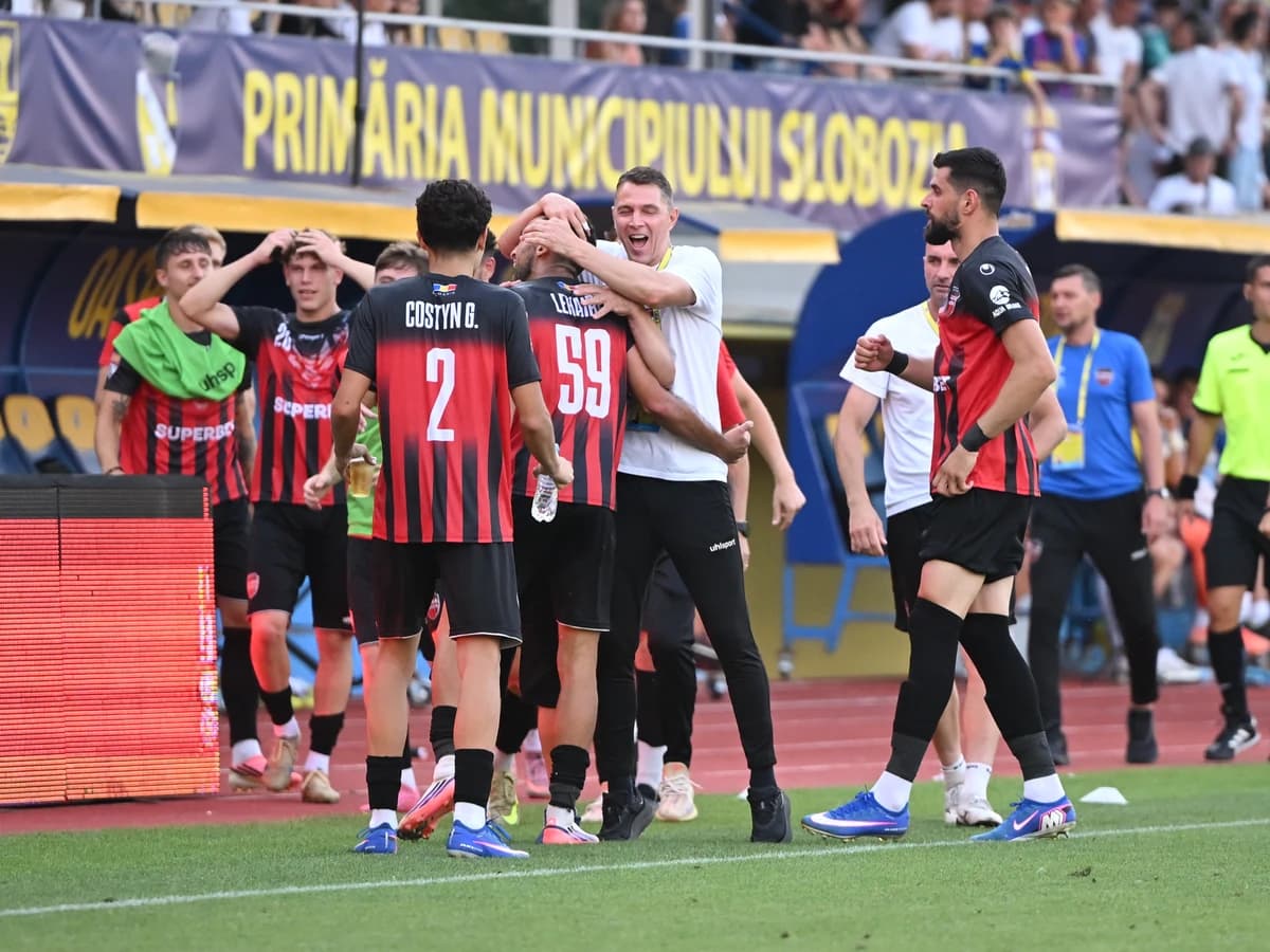 Unirea Slobozia - Gloria Bistrița 0-3 | Scorul final a fost stabilit de o execuție spectaculoasă