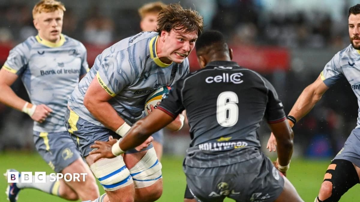 United Rugby Championship: Sharks 26-20 Leinster - Irish province suffer second defeat in South Afri
