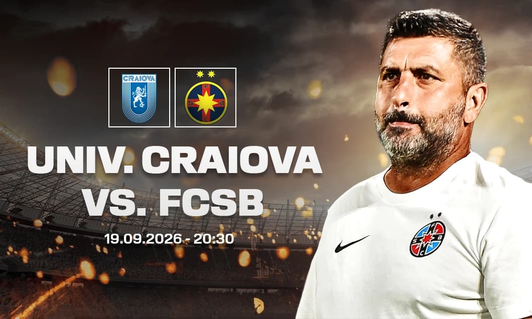 Universitatea Craiova - FCSB, LIVE VIDEO, sâmbătă, 20:30, Digi Sport 1. Meciul decisiv pentru Marius