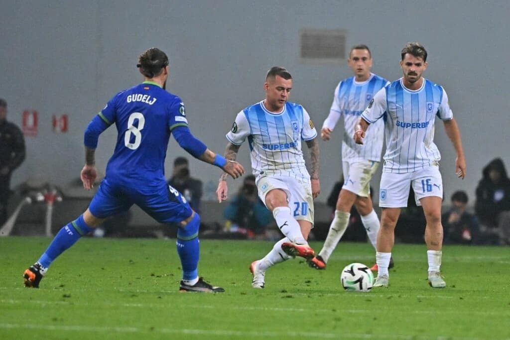 Universitatea Craiova începe cu o remiză în Conference League: 1-1 cu Getafe