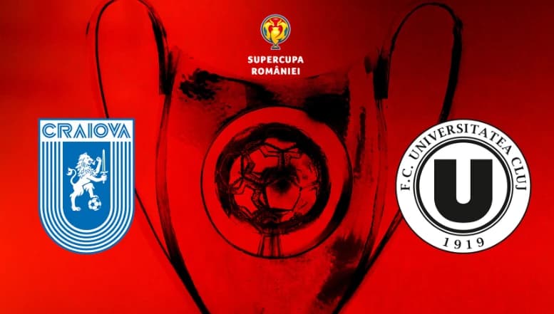 Universitatea Craiova - ”U” Cluj, Live Video, 20:30, pe Digi Sport 1, în Supercupa României. Ardelen