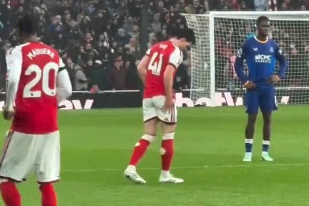 Unseen footage sparks Arsenal Declan Rice injury concern after Everton win