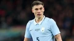 Uruguay pick Man Utd's Ugarte but Suarez left out