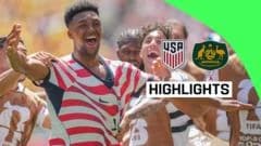 USA close in on last 32 with win over Australia