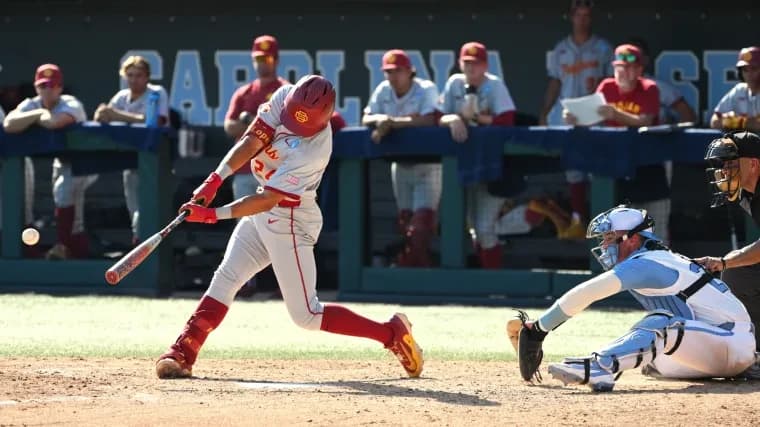 USC vs North Carolina baseball box score: Full stats from NCAA Baseball Championship Game