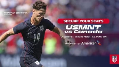 USMNT to Face Canada at Allianz Field on October 6