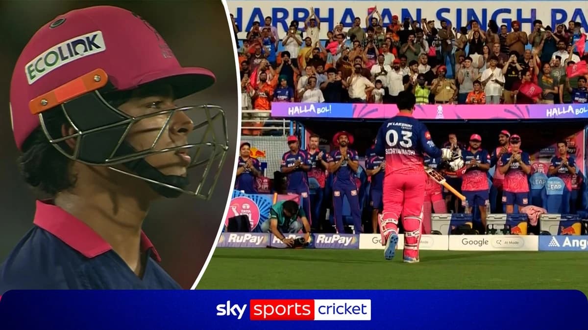 Vaibhav Sooryavanshi: 15-year-old just misses out on fastest-ever IPL century with IMMENSE 97 off 29