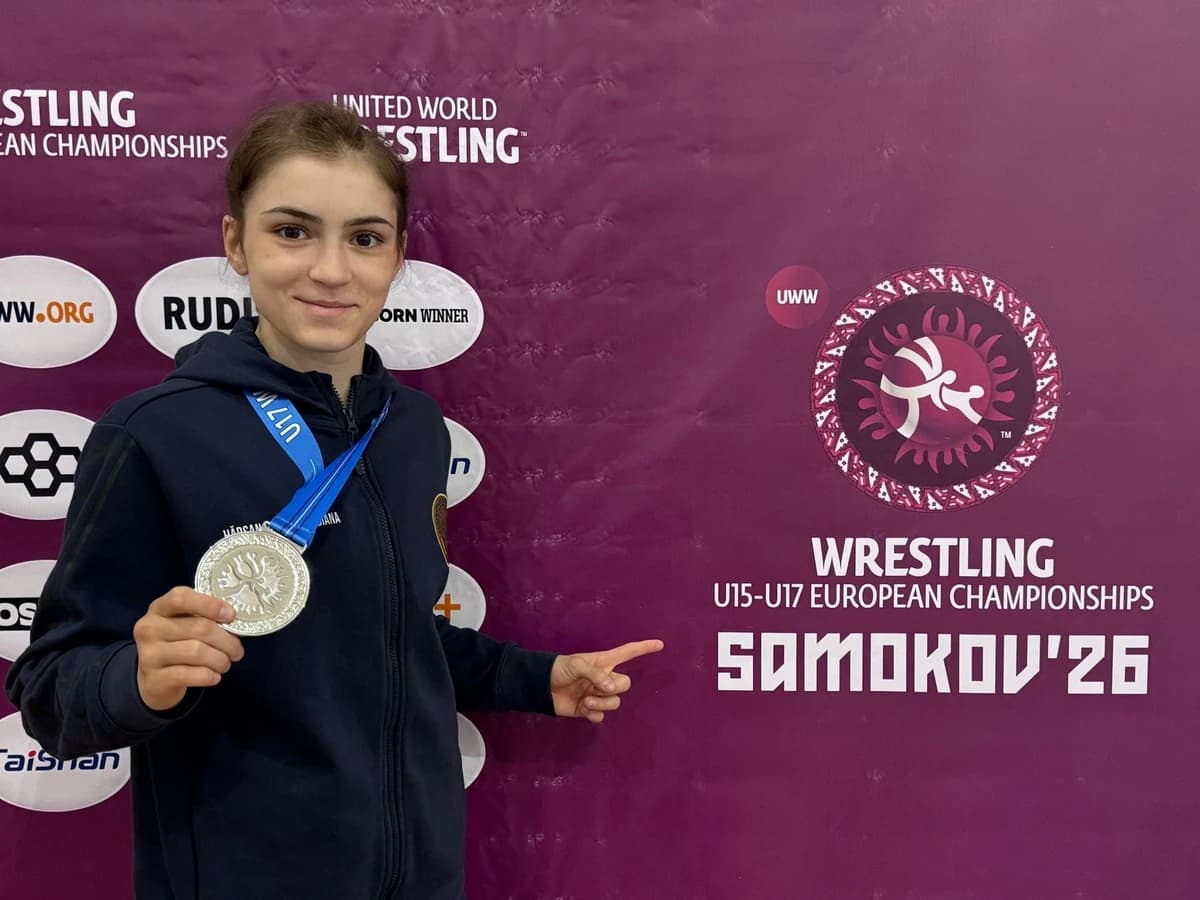 Valia Georgiana Hârşan, argint la Campionatele Europene de lupte!