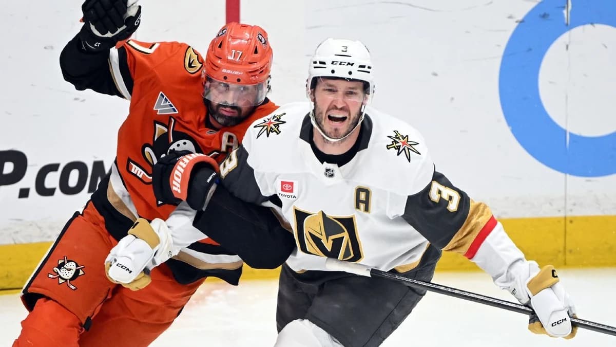 Vegas' McNabb banned 1 game for hit on Poehling