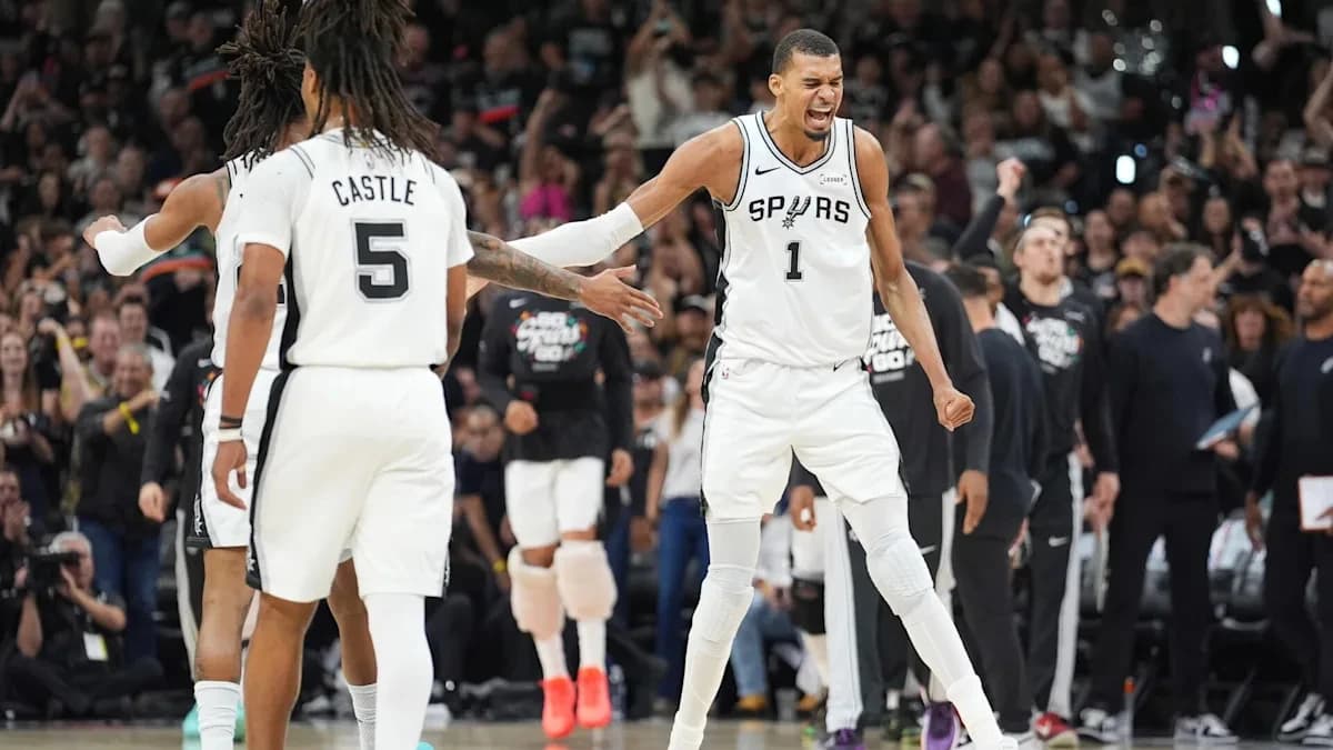 Victor Wembanyama stepped up like a superstar, dominating in the moment the Spurs needed him most
