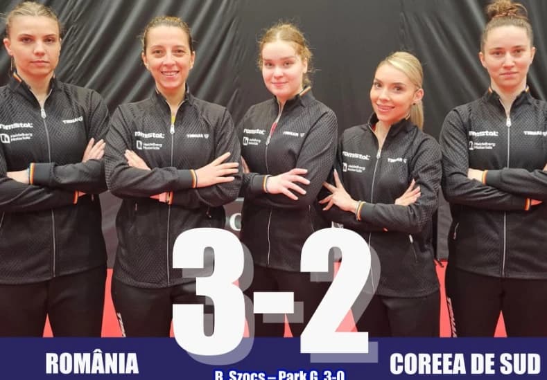 Victorie uriaşă pentru echipa României la Campionatele Mondiale: 3-2 cu Coreea de Sud