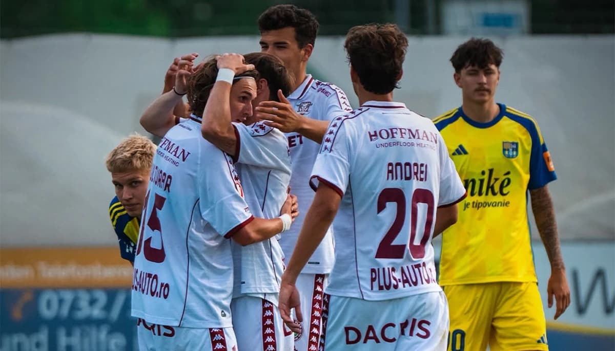 VIDEO CE GOL! Rapidistul a trimis mingea în poartă de la 60 de metri, în amicalul cu FC Kosice
