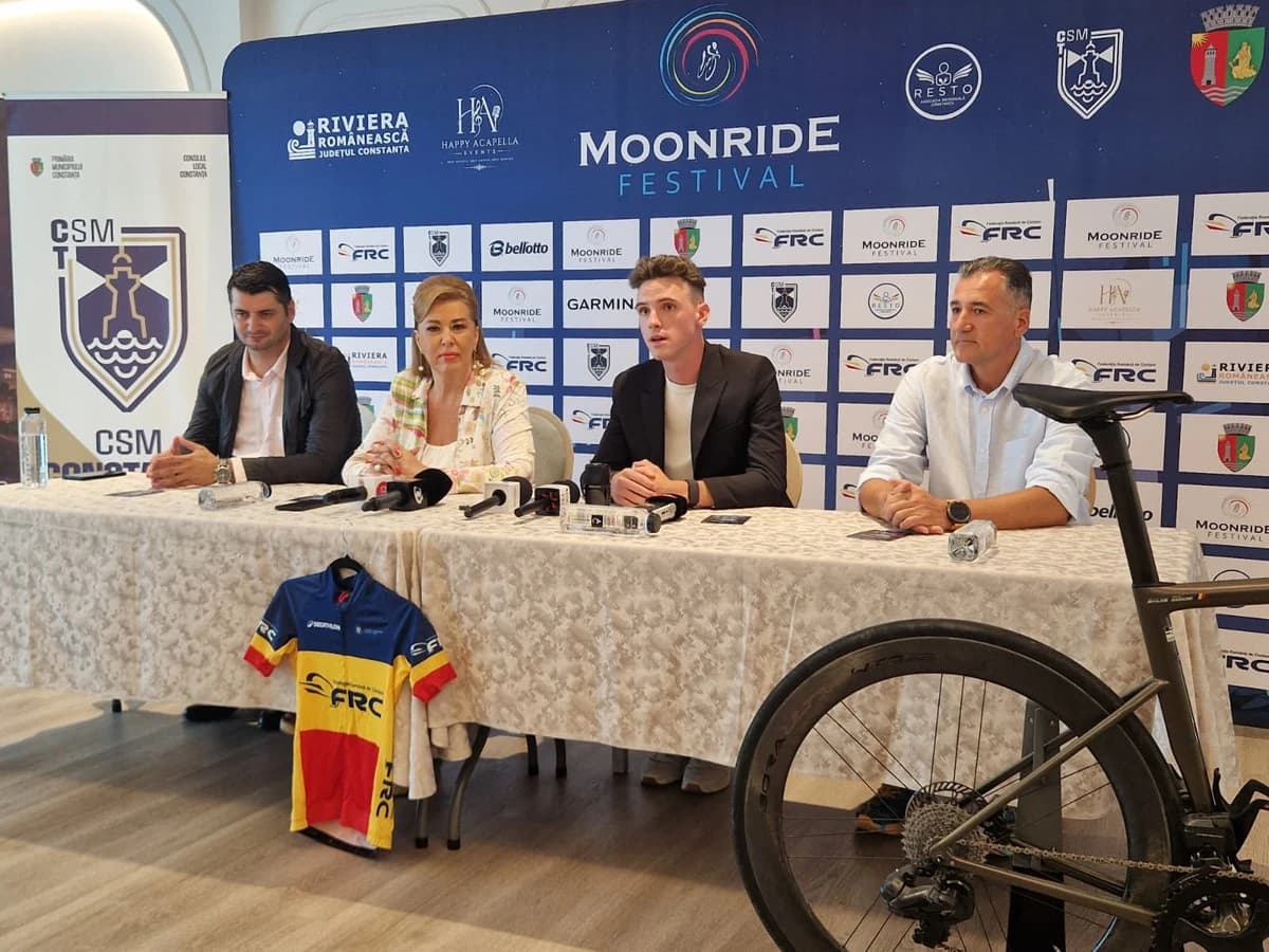 VIDEO Constanța se pregătește de Moonride Festival, competiția de ciclism de performanță îmbinată cu
