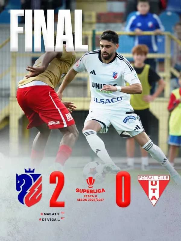 VIDEO Fotbal: FC Botoșani - UTA 2-0, în Superligă