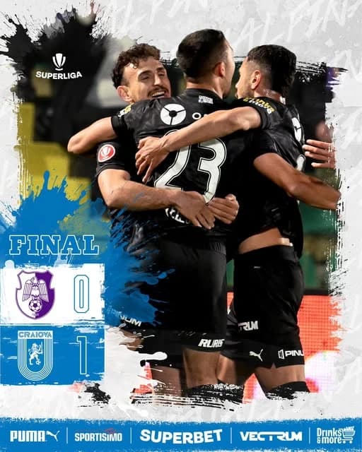 VIDEO Fotbal: Universitatea Craiova, din nou lider în Superligă, după 1-0 cu FC Argeș