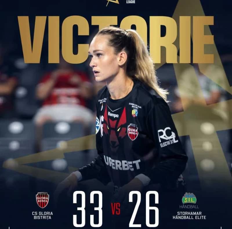VIDEO Handbal feminin: Gloria Bistrița, victorioasă în duelul cu Storhamar, din Liga Campionilor