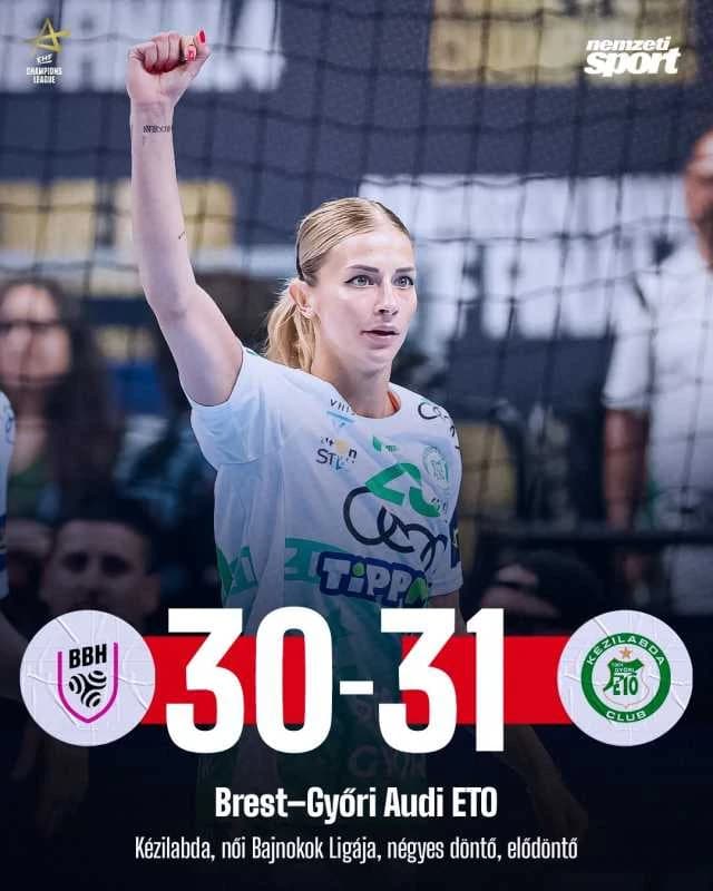 VIDEO Handbal feminin: Gyori Audi ETO KC, calificată în finala Ligii Campionilor