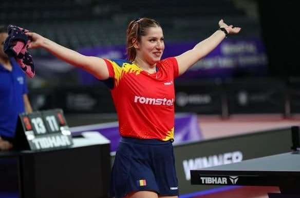 VIDEO Tenis de masă: Bianca Mei-Roșu, medaliată cu aur la simplu feminin la Europenele U21 de la Clu