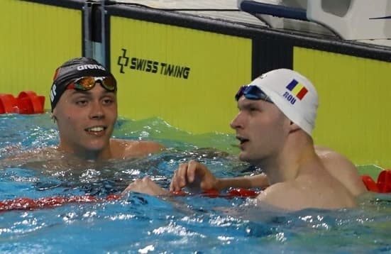 Viitorul neurochirurg din înotul românesc, provocare pentru David Popovici: ”Tot timpul râdem”
