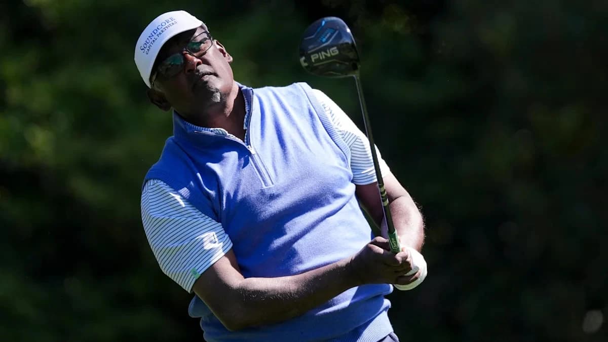 Vijay Singh wins on PGA Tour Champions at age 63