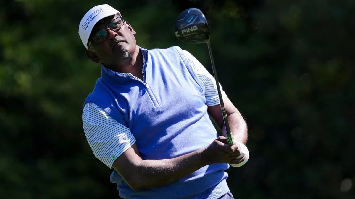 Vijay Singh wins on PGA Tour Champions at age 63 - ABC News