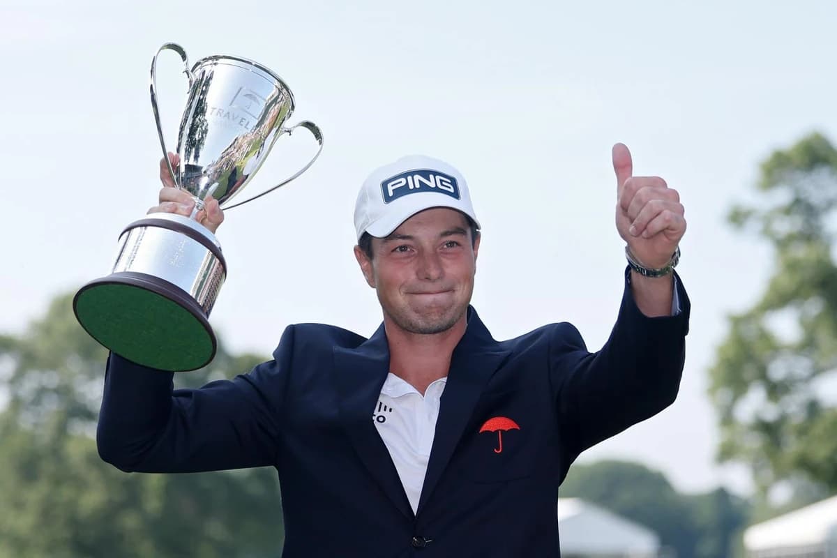 Viktor Hovland Beats Scottie Scheffler To Win Travelers Championship