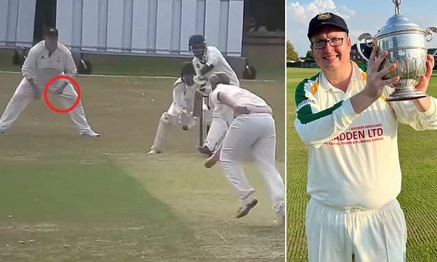 Village cricket cheating scandal convulses Middle England as 'Clicky Ponting' fielder's trick fools