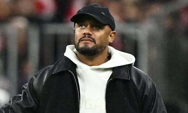 Vincent Kompany rushed to hospital in an ambulance after 'collapsing' at Bayern Munich's training gr