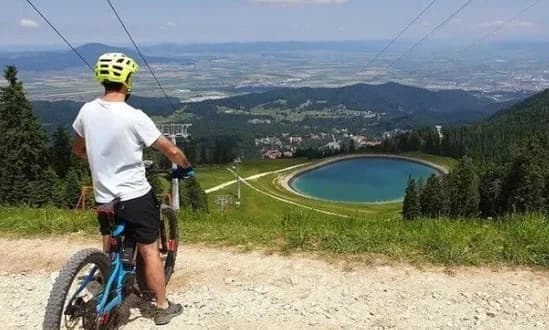 „Vinerea verde”, pentru braşovenii pasionaţi de mountain bike. Telegondola din Poiana Braşov va func