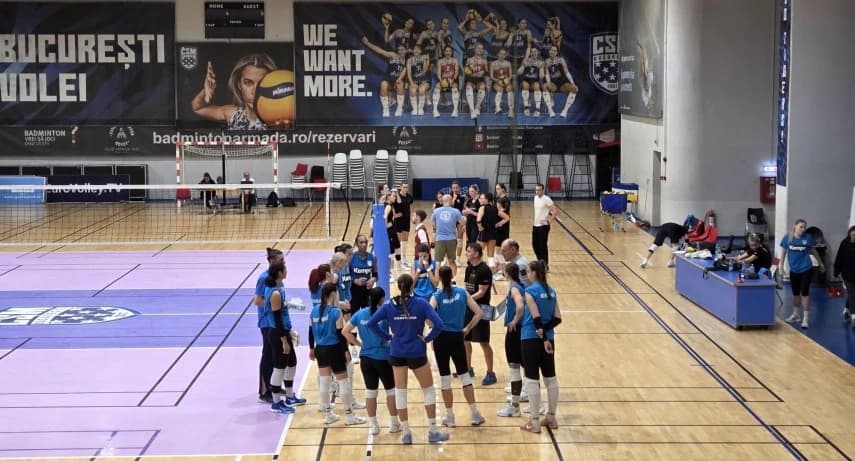 Volei: CSM Constanța, două noi amicale cu CS Rapid București. Victorii împărțite (P)