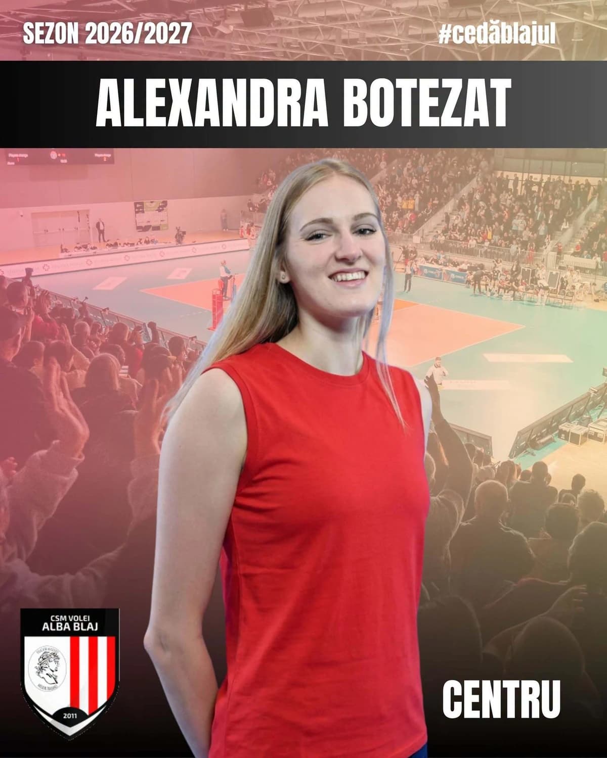 Volei feminin: Jucătoare cu dublă cetăţenie italiană şi română, transferată de Volei Alba Blaj