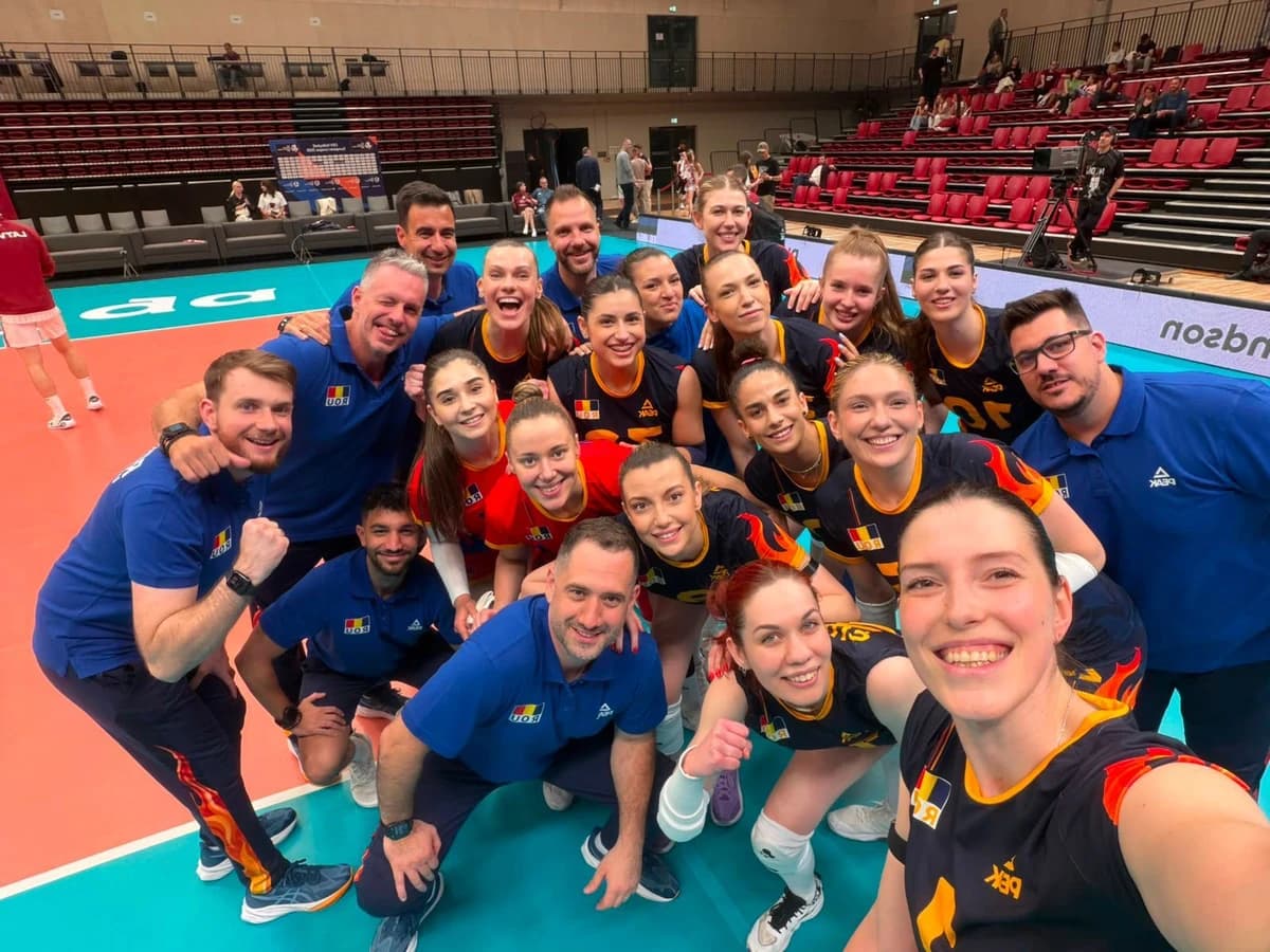 Volei feminin: România - Israel, scor 3-0, la turneul de la Riga, primul din European League 2026
