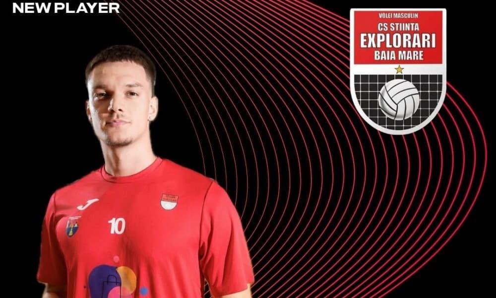 VOLEI MASCULIN – Claudiu Urian, noul jucător al Știința Explorări Baia Mare