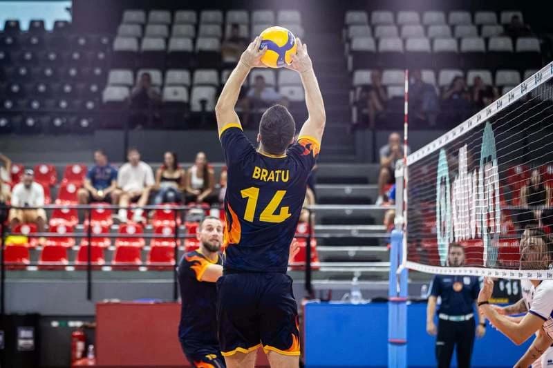 Volei masculin: Meci amical încheiat la egalitate, 2-2, între România şi Estonia, înaintea participă