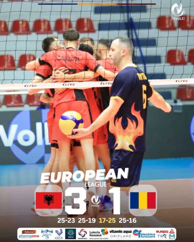Volei masculin: România a încheiat cu o înfrângere participarea în Liga Europeană