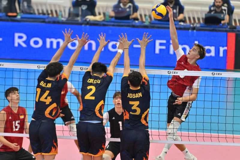 Volei masculin: România a încheiat cu un eșec participarea la Campionatul European U18