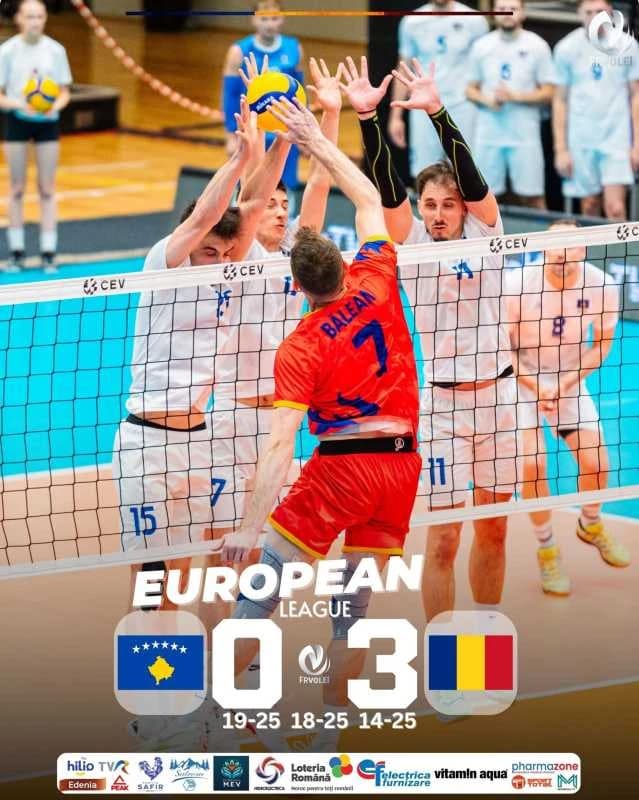 Volei masculin: România a obținut prima sa victorie în Liga Europeană, 3-0 cu Kosovo