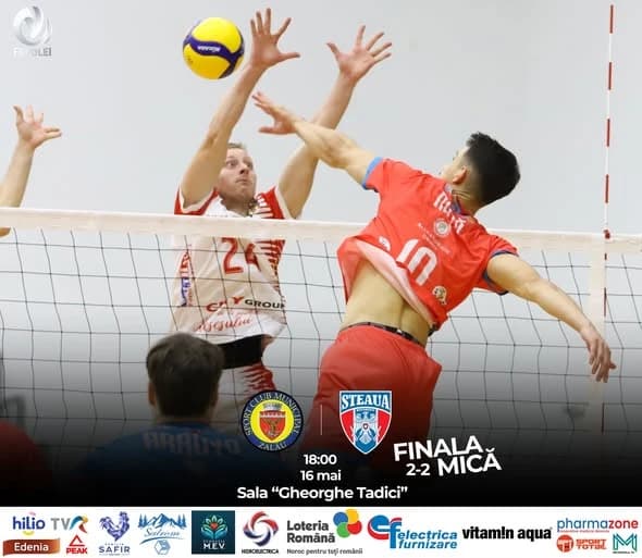 Volei masculin: SCM Zalău a câștigat medaliile de bronz în Divizia A1