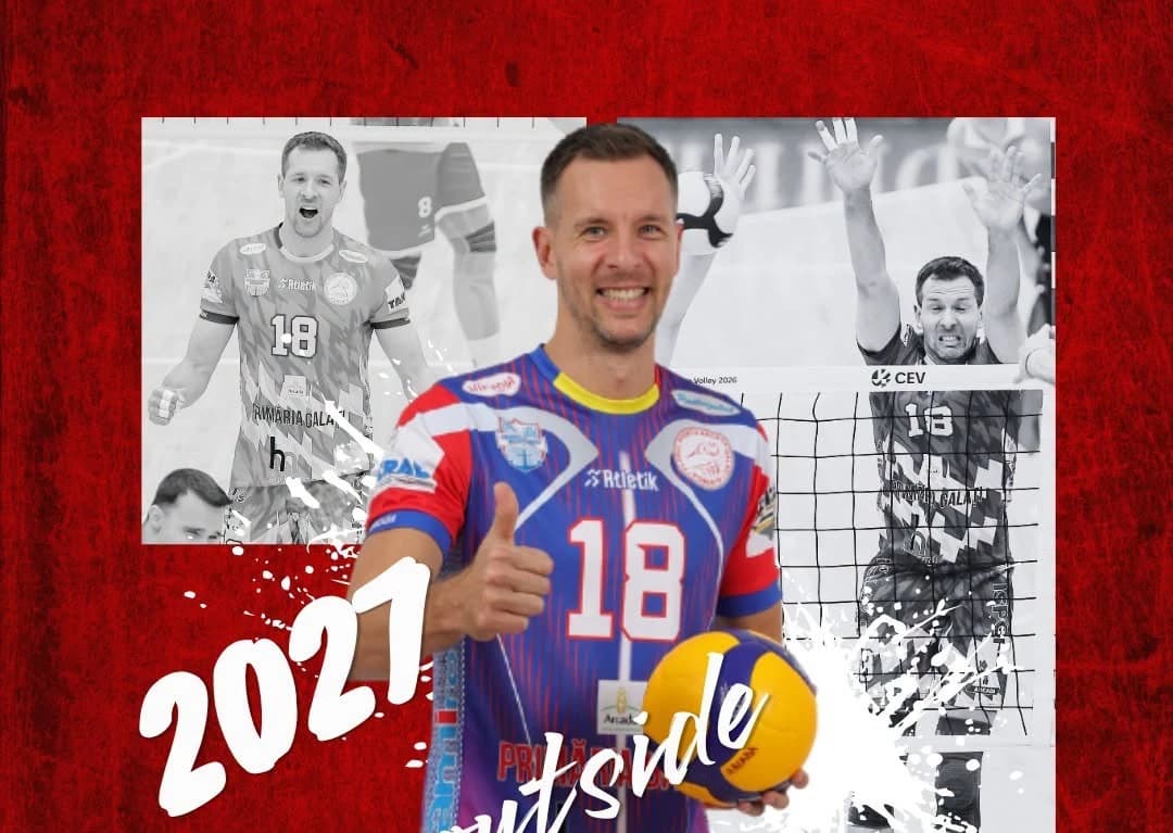 Volei masculin: Ucraineanul Ian Iereschenko va îmbrăca tricoul CSM Arcada Galaţi şi în sezonul 2026-