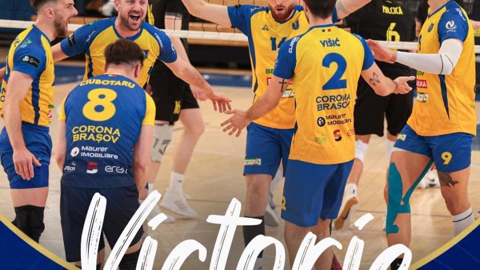 Volei masculin. Victorie pentru Corona: 3-0 cu Știința și serie egalată