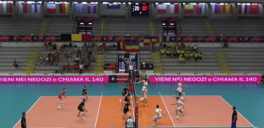 Volei: România Under-18 a pierdut meciul cu Belgia de la Campionatul European