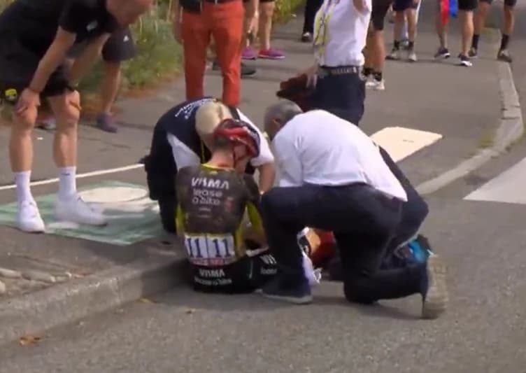 Was Jonas Vingegaard’s Tour de France-ending crash caused by drug testers waking him up at 2am? Tade