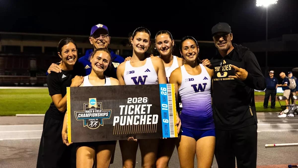 Washington sends five pole vaulters to NCAA Outdoor Championships