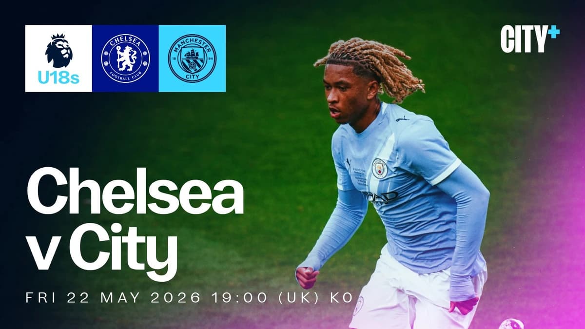 Watch City's U18 Premier League National Final live on CITY+